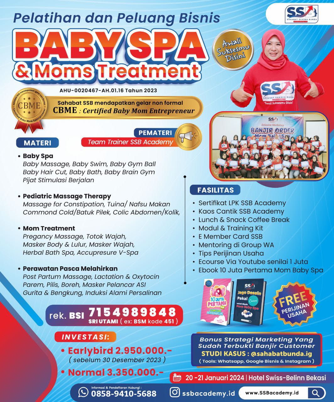 Training Baby Spa Di Ogan Komering Ulu Selatan
